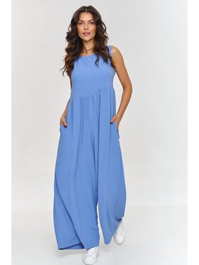 Makadamia Makadamia Kombinezon m887 Niebieski Loose Fit