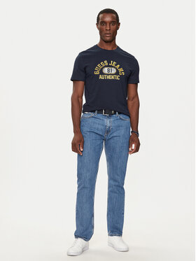 Guess Jeans Hlače M4YA1B D5DO2 Modra Regular Fit