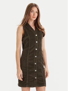 Vero Moda Vero Moda Každodenné šaty Eden 10333959 Zelená Regular Fit