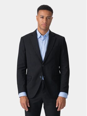 TeeShoppen TeeShoppen Marynarka 'Basic Collection' Czarny Regular Fit
