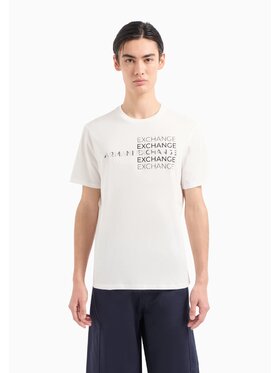 Armani Exchange Armani Exchange T-Shirt 3DZTAC ZJ9TZ Bílá Regular Fit
