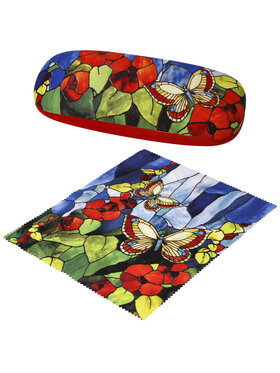 Goebel Goebel Etui na Okulary Tiffany - Butterflies Złoty