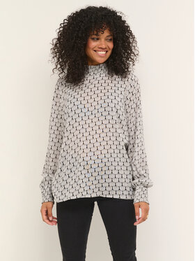 Kaffe Kaffe Bluse Sillo Amber 10507193 Weiß Regular Fit