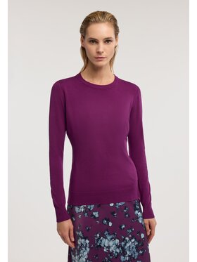 Trussardi Trussardi Sweter M7356001241N093 Fioletowy Regular Fit