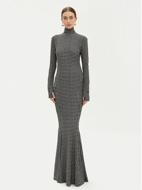 NORMA KAMALI NORMA KAMALI Večerna obleka KK3243PL251657 Siva Slim Fit