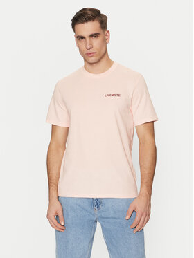 Lacoste Lacoste T-Shirt TH5231 Różowy Regular Fit