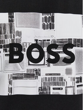 Boss T-shirt Teeheavyboss 50510009 Crna Regular Fit