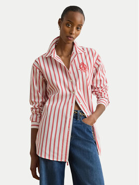 LAUREN RALPH LAUREN LAUREN RALPH LAUREN Särk 200P08746002 Punane Relaxed Fit