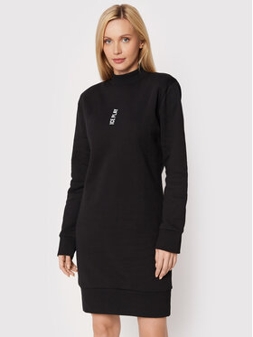 Ice Play Ice Play Sukienka dzianinowa 22I U2M0 H081 P450 9000 Czarny Regular Fit