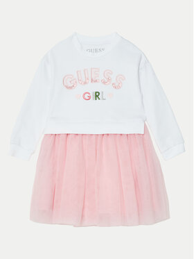 Guess Guess Φόρεμα καθημερινό K5RK05 K82T0 Λευκό Regular Fit
