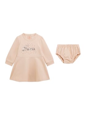 Guess Kids Guess Kids Sukienka 179104 Różowy Classic Fit