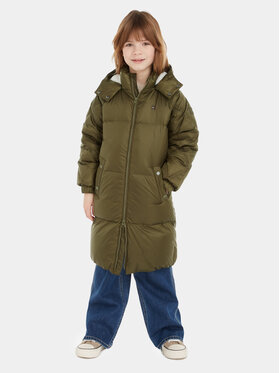 Tommy Hilfiger Tommy Hilfiger Pehelykabát KG0KG07545 Zöld Regular Fit