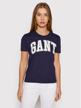 Gant Gant T-Shirt Md. Fall 4200221 Dunkelblau Regular Fit