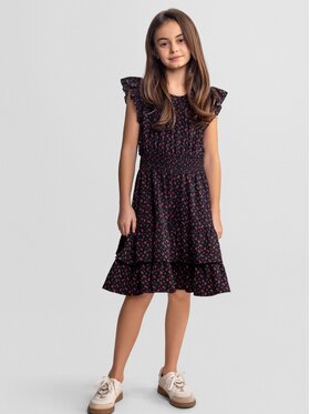 minoti minoti Sukienka codzienna 30DRESS167 Czarny Regular Fit