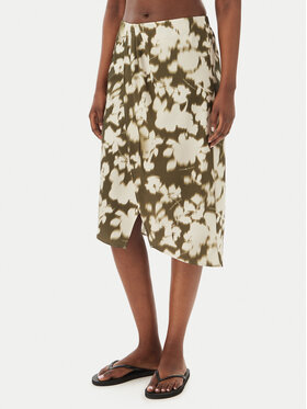 Emporio Armani Emporio Armani Плажна рокля EW003396 AF20248 F7149 Тъмнозелен Regular Fit