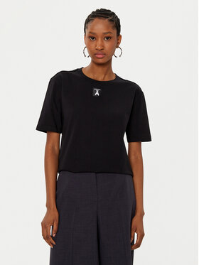 Patrizia Pepe Patrizia Pepe Tricou 8M1612/J089-K103 Negru Regular Fit