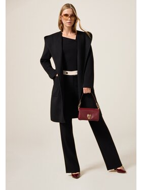 Oltre Oltre Pantaloni di tessuto P095R108748N0Z3 Nero Baggy Fit