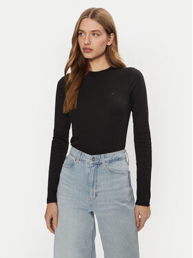 Calvin Klein Calvin Klein Blúzka K20K208037 Čierna Slim Fit