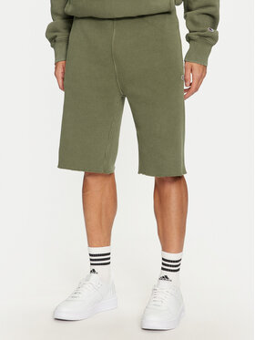 Champion Champion Szorty sportowe 218646 Zielony Regular Fit