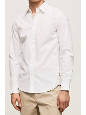 Pepe Jeans Pepe Jeans Koszula PM307770 800 Biały Slim Fit