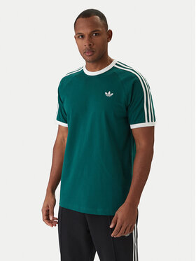 adidas adidas Tričko 3-Stripes KE3534 Zelená Regular Fit