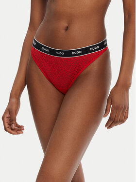 HUGO HUGO Stringi 50535274 Czerwony