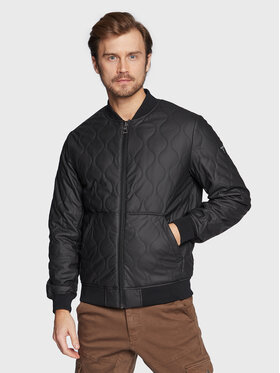 Guess Guess Kurtka bomber M3RL08 WBS80 Czarny Regular Fit