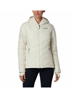 Columbia Columbia Kurtka zimowa Heavenly Hooded Jacket 1738151191 Biały Regular Fit