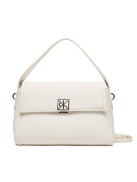 Calvin Klein Calvin Klein Borsetta Emblem Hw Pebble Shoulder Bag 25 LV04F3425G Bianco