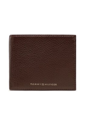 Tommy Hilfiger Tommy Hilfiger Duży Portfel Męski Th Premium Cc Flap And Coin AM0AM10608 Brązowy