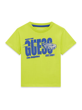 Guess Guess Tričko N6RI00 K8HM4 Zelená Regular Fit