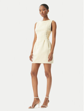 Elisabetta Franchi Elisabetta Franchi Abito da cocktail AB-772-51E2-DC7 Giallo Slim Fit