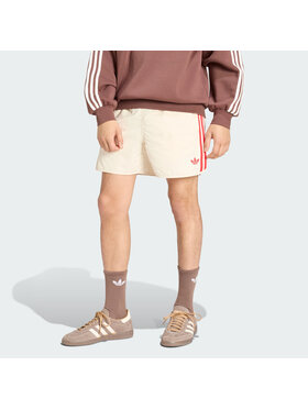 adidas adidas Szorty materiałowe 159299 Beżowy Regular Fit