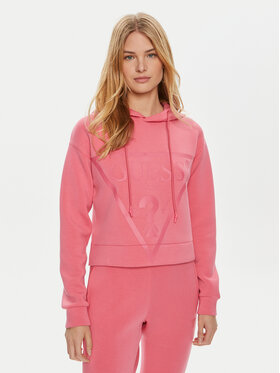 Guess Guess Суитшърт V2YQ08 K7UW2 Розов Regular Fit