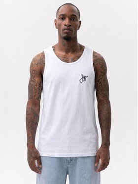 Jigga Wear Jigga Wear Tank top SPORT, NA SIŁOWNIE 132388 Biały Regular Fit