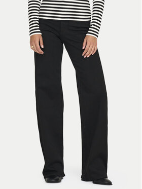ONLY ONLY Jeans hlače Madison 15301338 Črna Wide Leg