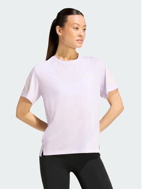 adidas adidas Koszulka techniczna 158728 Fioletowy Regular Fit