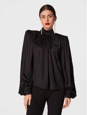MVP Wardrobe MVP Wardrobe Blúz Bond MVPI2BL008.0RA0067 Fekete Regular Fit