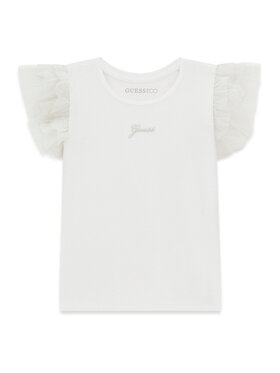 Guess Guess T-Shirt K6GI19 K6YW4 Biały Regular Fit