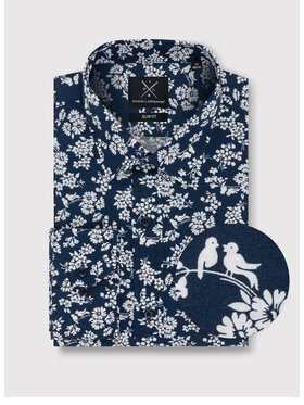 Pako Lorente Pako Lorente Koszula P23WN-1X-010 Granatowy Slim Fit
