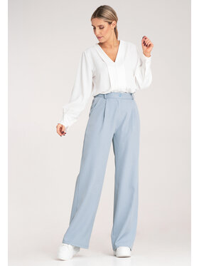 FIGL FIGL Palazzo nohavice M1129 Modrá Palazzo Fit