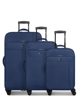 CHECK.IN CHECK.IN Komplet walizek 322646 Błękitny