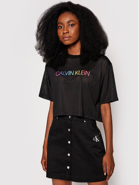Calvin Klein Swimwear Calvin Klein Swimwear T-Shirt Pride KU0KU00083 Μαύρο Regular Fit