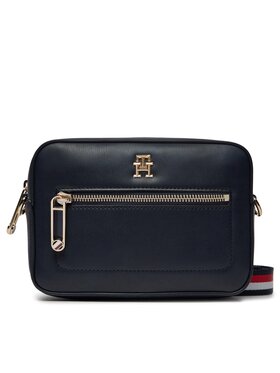 Tommy Hilfiger Tommy Hilfiger Käekott Iconic Tommy Camera Bag Corp AW0AW15864 Tumesinine