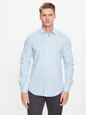 Calvin Klein Calvin Klein Košile Chambray K10K111282 Modrá Slim Fit