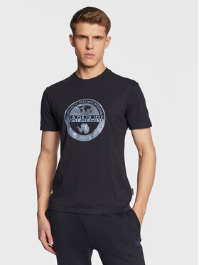 Napapijri Napapijri T-Shirt S-Bollo NP0A4H9K Σκούρο μπλε Regular Fit