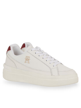 Tommy Hilfiger Tommy Hilfiger Sneakersy Th Elevated Court Sneaker FW0FW07568 Biały