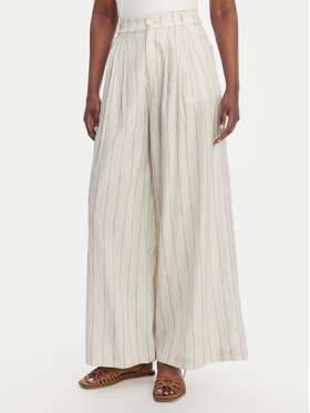 Eleh Eleh Stoffhose SS260272 Écru Relaxed Fit