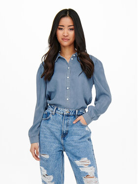 ONLY ONLY Košile 15218685 Modrá Regular Fit