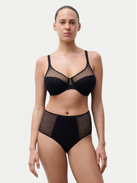Chantelle Chantelle Mutande classiche a vita alta Norah Chic C16M80 Nero